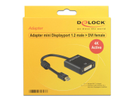 DeLOCK 62603 adapter kablowy 0,2 m Mini DisplayPort DVI-I Czarny