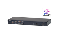 ATEN Commutateur KVM (DisplayPort, HDMI, DVI, VGA) multi-interface Cat 5 à 16 ports