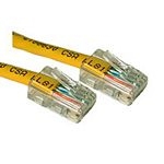 C2G Cat5E Crossover Patch Cable Yellow 2m Netzwerkkabel Gelb