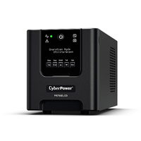 CyberPower PR750ELCD Line-Interactive USV 750VA/675W Tower, Reine Sinuswelle, AVR, LCD, Ausgang (6) IEC, RS232, USB (HID), EPO, Expansion Port für opt. Netzwerkkomunikation