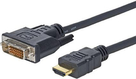 Vivolink PROHDMIDVI1.5 câble vidéo et adaptateur 1,5 m HDMI DVI-D Noir