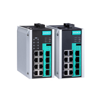 Moxa EDS-G512E-8POE-4GSFP-T network switch Managed Gigabit Ethernet (10/100/1000) Grey