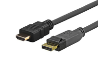 Vivolink PRODPHDMI4K15 video cable adapter 15 m DisplayPort HDMI Black