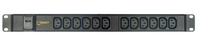 Vertiv EGVHVRB122-104C13UK-V rozdzielacz zasilania PDU 12 x gniazdo sieciowe Czarny