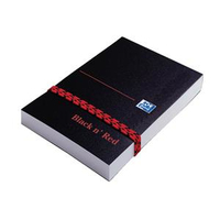 Hamelin 100080540 writing notebook A7 192 sheets Black, Red