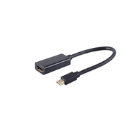 shiverpeaks BS10-79001 changeur de genre de câble Mini DisplayPort HDMI-A Noir