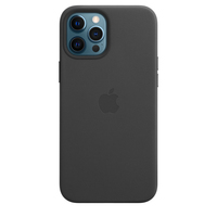 Apple iPhone 12 Pro Max Leather Case with MagSafe - Black