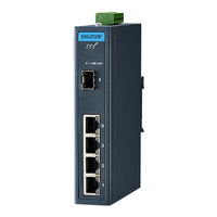 Advantech EKI-2725F Unmanaged L2 Gigabit Ethernet (10/100/1000) Schwarz