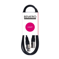 Bemero BLC1011-300BK Audio-Kabel 3 m XLR (3-pin) Schwarz