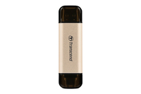 Transcend JetFlash 930C USB flash meghajtó 256 GB USB Type-A / USB Type-C 3.2 Gen 1 (3.1 Gen 1) Arany