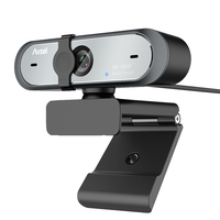 Axtel AX-FHD Webcam Pro kamera internetowa 2,07 MP 1920 x 1080 px USB 2.0 Czarny, Stal