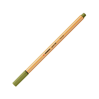 STABILO point 88, premium fineliner 0.4 mm, modder groen, per stuk
