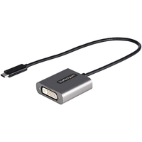 StarTech.com USB C to DVI Adapter - 1920x1200p USB-C to DVI-D Adapter Dongle - USB Type C to DVI Display/Monitor - Video Converter - Thunderbolt 3 Compatible - 12" Long Attached...