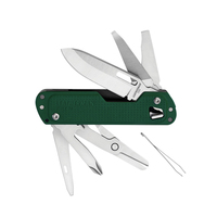 Leatherman Free T4 Multi-Tool-Messer Grün, Edelstahl