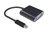 Microconnect USB3.1CVGA video digitalizáló adapter Fekete