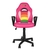 Konix Unik KX JUNIOR GAMING CHAIR Universal-Gamingstuhl Gepolsterter Sitz Mehrfarbig, Pink