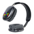 Gembird BHP-LED-02-BK hoofdtelefoon/headset Draadloos Hoofdband Oproepen/muziek Bluetooth Zwart, Grijs