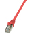 LogiLink 0.5m Cat.5e F/UTP kabel sieciowy Czerwony 0,5 m Cat5e F/UTP (FTP)