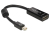 DeLOCK Adapter mini Displayport / HDMI 0,18 M HDMI A-típus (Standard) Fekete