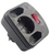 REV combi adapter, 2+1 fold adaptador e inversor de corriente 3500 W Negro