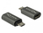 DeLOCK 65927 changeur de genre de câble USB 2.0 Micro-B USB Type-C Anthracite