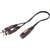 SpeaKa Professional SP-7870256 câble audio 1,5 m 2 x RCA 3,5mm Noir