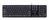Gembird KB-MCH-02 billentyűzet USB QWERTY Amerikai angol Fekete