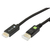 Techly ICOC DSP-H12-010 câble vidéo et adaptateur 1 m DisplayPort HDMI Noir