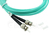 BlueOptics SFP3333EU0.5MK Glasfaserkabel 0,5 m ST OM3 Aqua-Farbe
