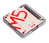 M5Stack M020 accesorio para placa de desarrollo Interfaz USB Rojo, Blanco