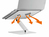 Durable 505023 tartószerkezet Passzív tartó Laptop Ezüst
