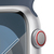 Apple Watch Series 9 45 mm Digitális 396 x 484 pixelek Érintőképernyő 4G Ezüst Wi-Fi GPS (műhold)