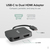 Plugable Technologies USB C to HDMI Adapter for Dual Monitors