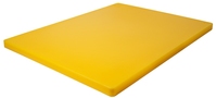 HACCP Schneidbrett 61x46 gelb hochdicht, ohne Füßchen aus farbigem Polyethylen,