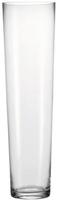 LEONARDO Vase 70 konisch massiver Eisboden - Rand mit poliertem Cold Cut -