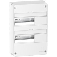 Resi9 - Coffret en saillie Blanc (RAL 9003)- 2 rangées de 13 modules (R9H13402)