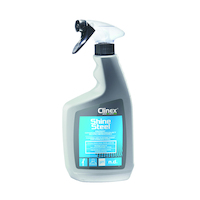 Preparat czyszcząco-nabłyszczający CLINEX Shine Steel 650ml 77-628, do stali nierdzewnej