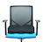 Poduszka na krzesło KENSINGTON Premium, żelowa, chłodząca, czarna