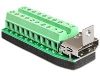 Delock Adapter HDMI Buchse > Terminalblock 20pin