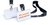 Durable CLICK FOLD Safety-Clip Lanyard Name Badge ID Holders | 10 Pack | 54x90mm