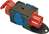 NORDWEST Handel AG Kompaktowy rozgałęźnik prądu EN60309 IP44 wej. 1xCEE 16A 5-bolc. 400V 6h u.2xSch