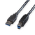 ROLINE USB-A-B, Datenkabel 11.02.8870 Black, ST/ST, 3.2 Gen1 1.8m