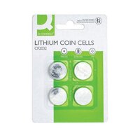 Q-Connect CR2032 Lith Coin Cell Battery (Pack of 4) KF15036