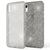 NALIA Custodia Glitter compatibile con iPhone XR, Ultra-Slim Cellulare Silicone Gomma Cover Protettiva Telefono Pelle, Morbido Sottile Protezione Gel Smart-Phone Case Nero