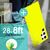 NALIA Set [3-in-1] Compatibile con Samsung Galaxy S23 Ultra Custodia [1x Neon Case & 2x Protezione Del Display] Colore Intenso Antiscivolo Morbido Gomma Grip Sottile Backcover D...