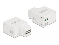 Keystone Modul mit USB Typ-A Ladebuchse 2,1 A weiß, Delock® [87791]