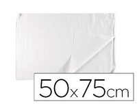 Papel seda liderpapel blanco 17g/m2 rollo de 24 hojas 50x75cm