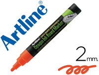 Rotulador Artline Pizarra Verde Negra Epw-4 Na Color Naranja Bolsa de 4 Rotuladores