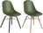 Sitzschale Emeo ohne Armlehne; 45x50x42 cm (BxTxH); oliv; 2 Stk/Pck