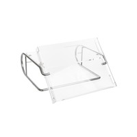 R-Go Steel Document Monitor Stand, document holder, silver
